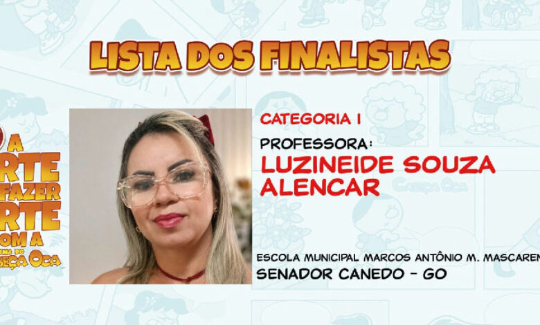Professora de Senador Canedo disputa final de concurso cultural com foco na Arte
