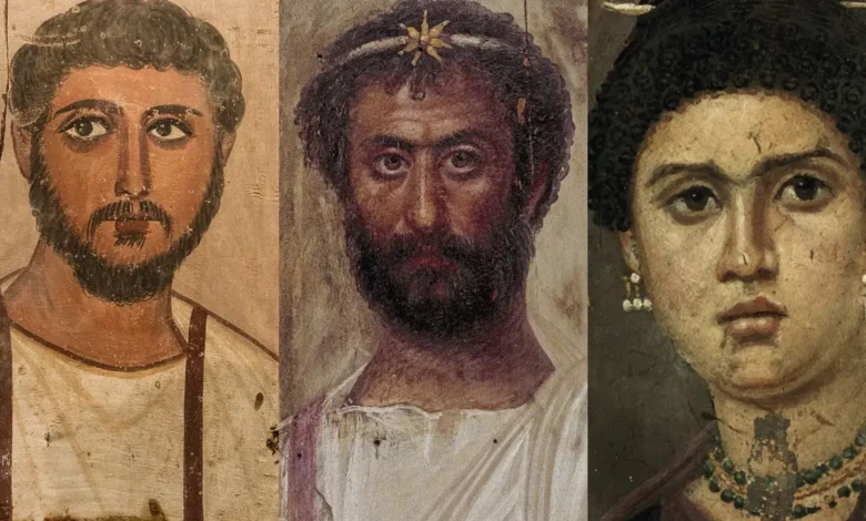 Retratos de múmias de Fayoum serão exibidos no exterior pela primeira vez