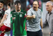 Rodada do campeonato brasileiro tem tropeço do Palmeiras e reviravoltas nos gramados