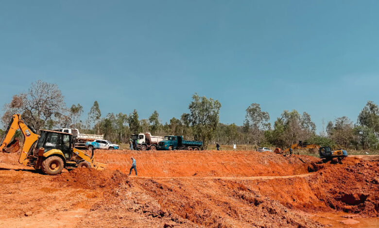 Sanesc amplia represa Haras 2 para reforçar abastecimento em Senador Canedo