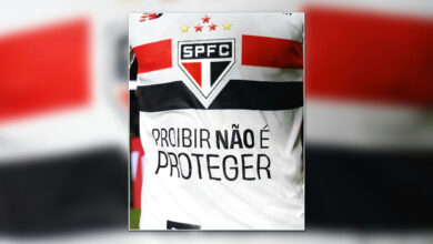 São Paulo estampa protesto contra medida de apostas nas camisas