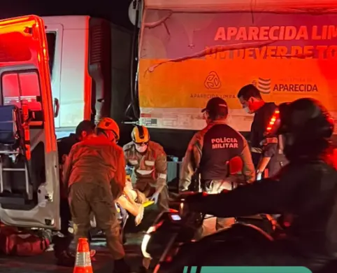 Terceira vítima morre após colisão entre caminhão de lixo e motos em Aparecida de Goiânia