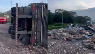 Tragédia na Br-393 deixa cinco mortos após colisão envolvendo caminhão e quatro veículos