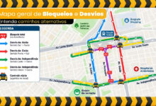 Trânsito em Goiânia tem bloqueios e desvios para o Festival Viva Goiânia